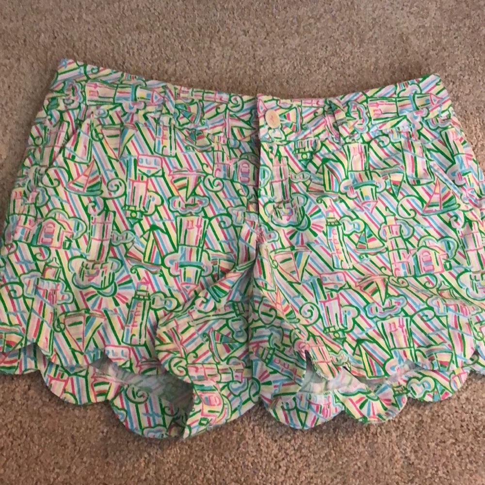 Lilly Pulitzer Scalloped Shorts
